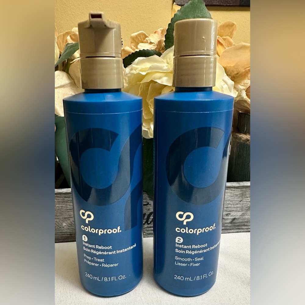 Colorproof Instant Reboot, 2 Step Treatment, 8.1 oz Each Bottle, New